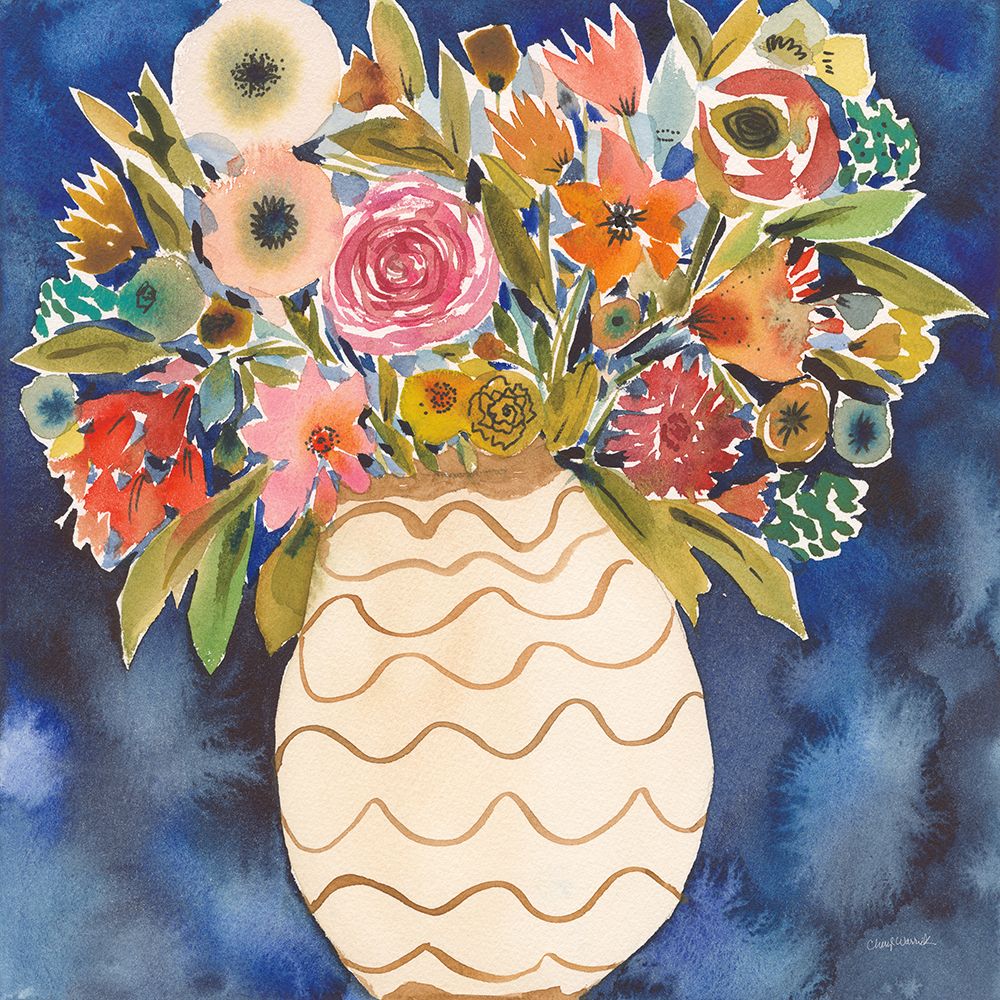 Surprise Florals II art print by Cheryl Warrick for $57.95 CAD