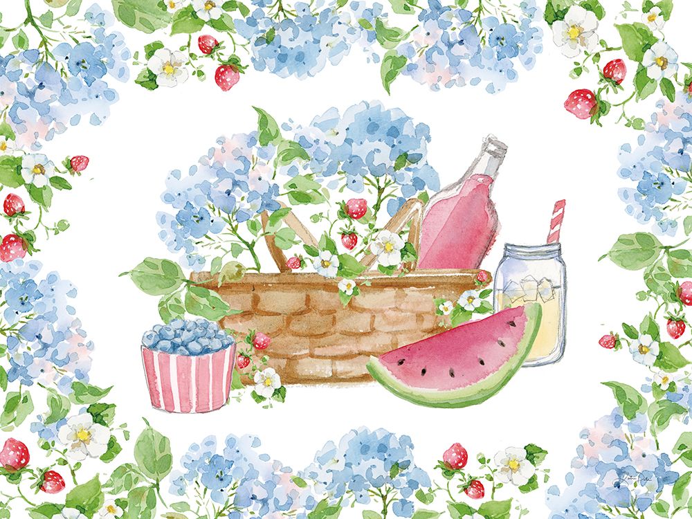 Summer Picnic IV art print by Katrina Pete for $57.95 CAD