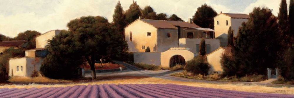 Lavender Fields Panel I Crop art print by James Wiens for $57.95 CAD
