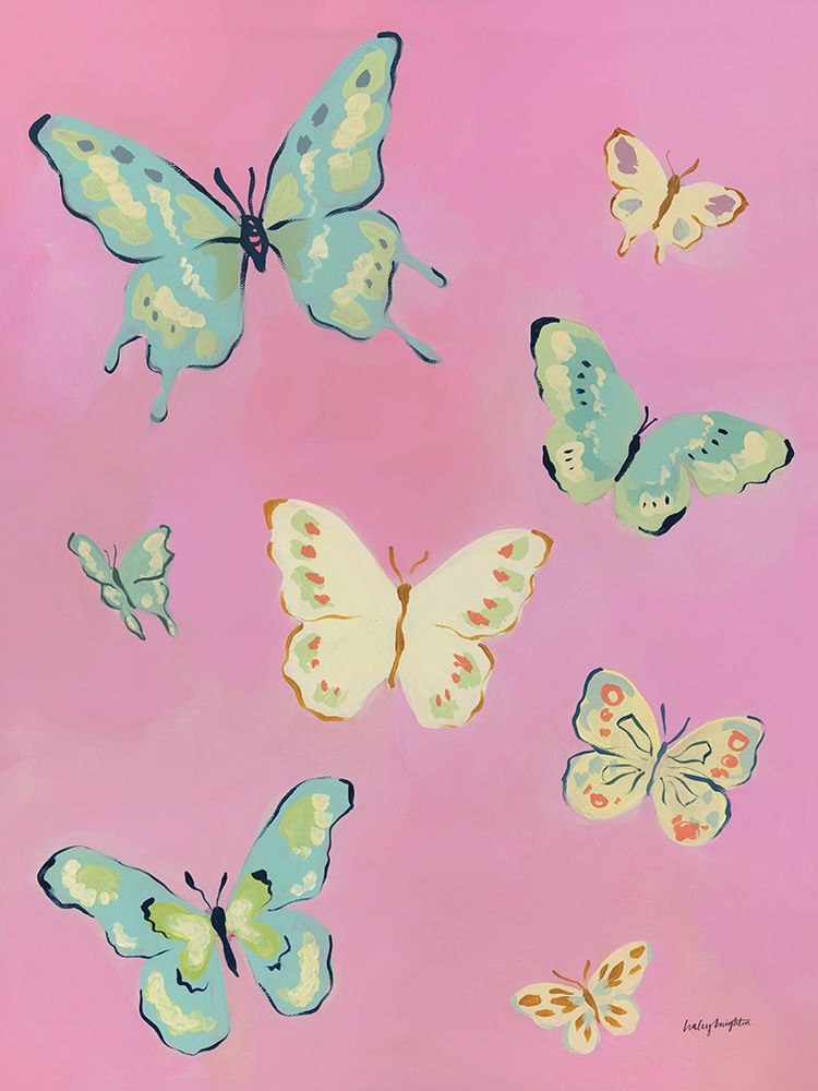 Whimsy I art print by Haley Knighten for $57.95 CAD