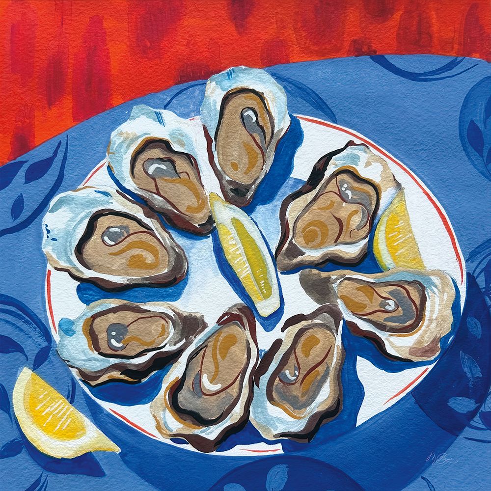 Oysters art print by Morgan Birch for $57.95 CAD