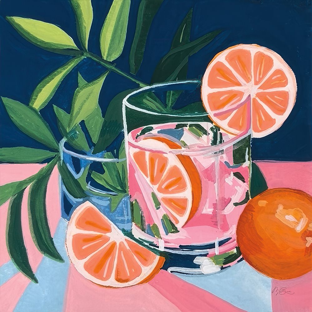 Summer Cocktail art print by Morgan Birch for $57.95 CAD