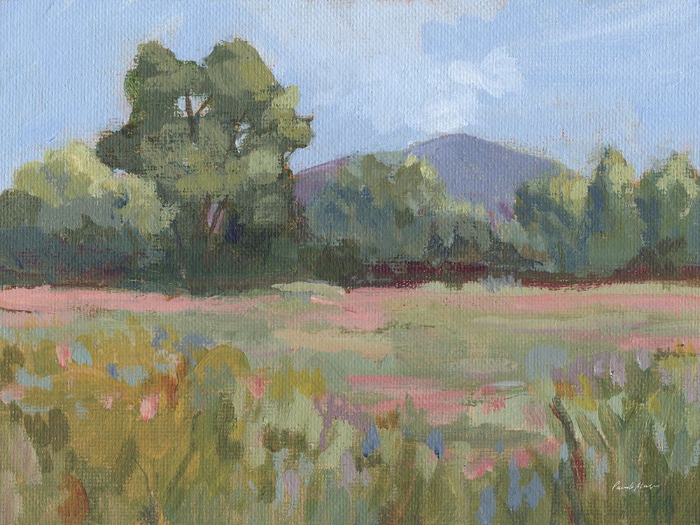 Pink and Green Meadow art print by Pamela Munger for $57.95 CAD