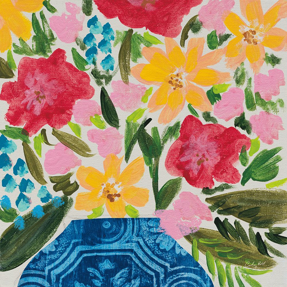 Floral Gift I art print by Courtney Prahl for $57.95 CAD