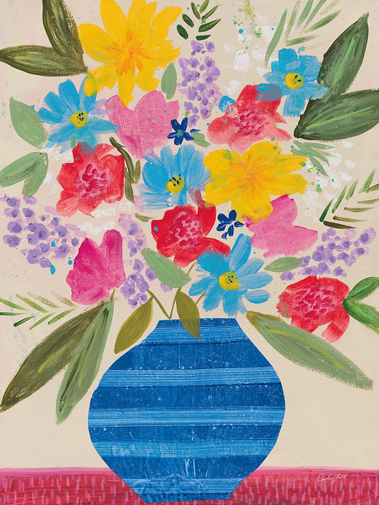 Ecstatic Floral I art print by Courtney Prahl for $57.95 CAD
