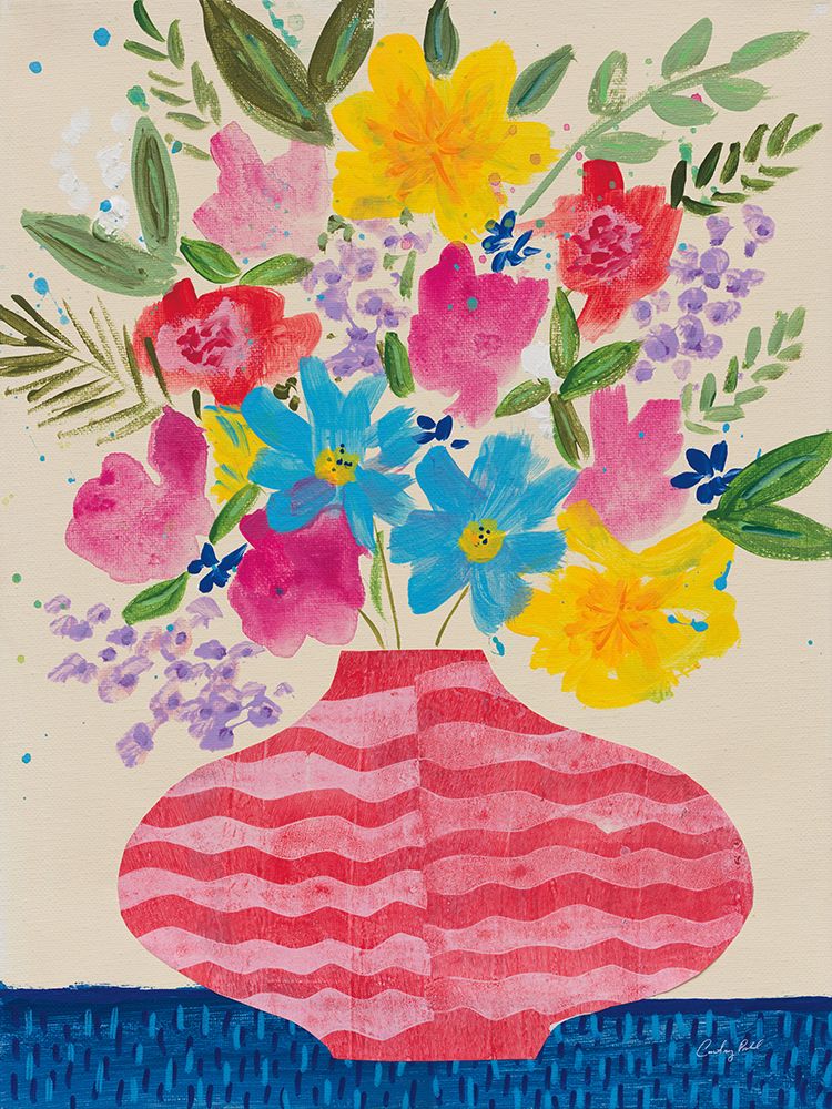 Ecstatic Floral II art print by Courtney Prahl for $57.95 CAD