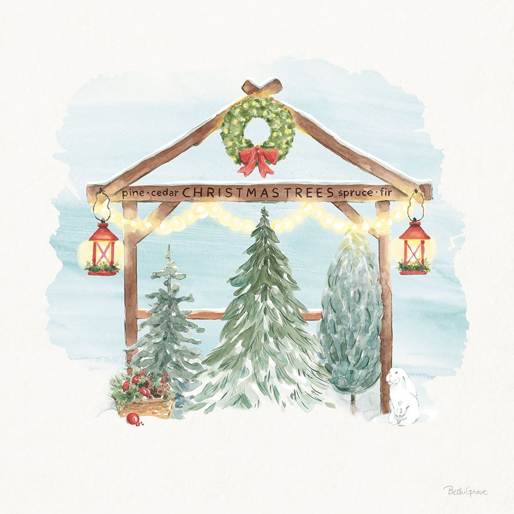 Winter Stroll I art print by Beth Grove for $57.95 CAD