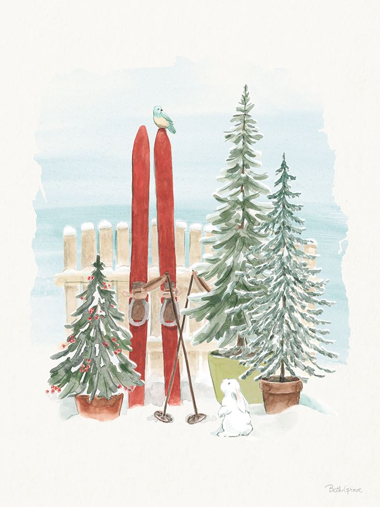Winter Stroll IV art print by Beth Grove for $57.95 CAD