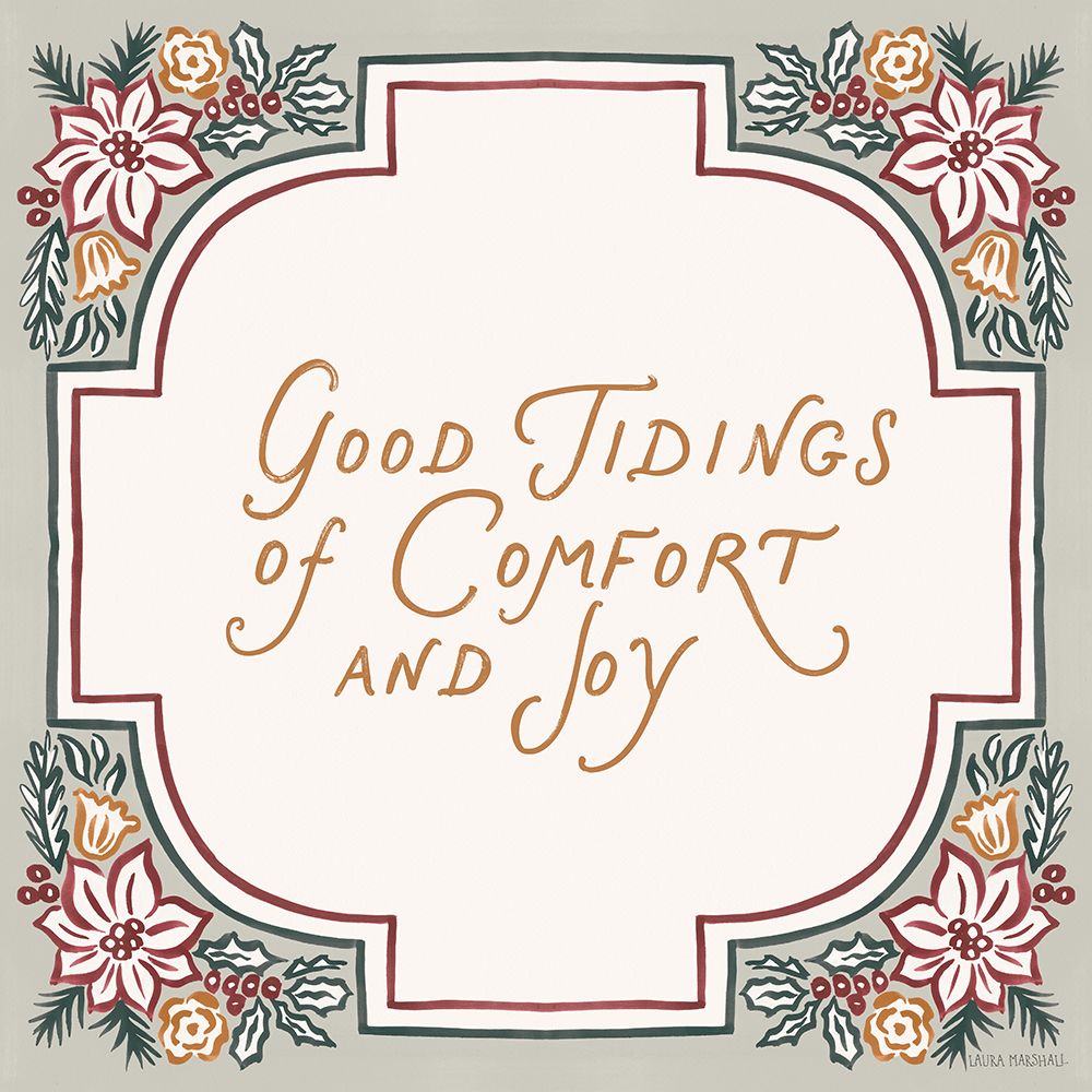 Yuletide Greetings II art print by Laura Marshall for $57.95 CAD