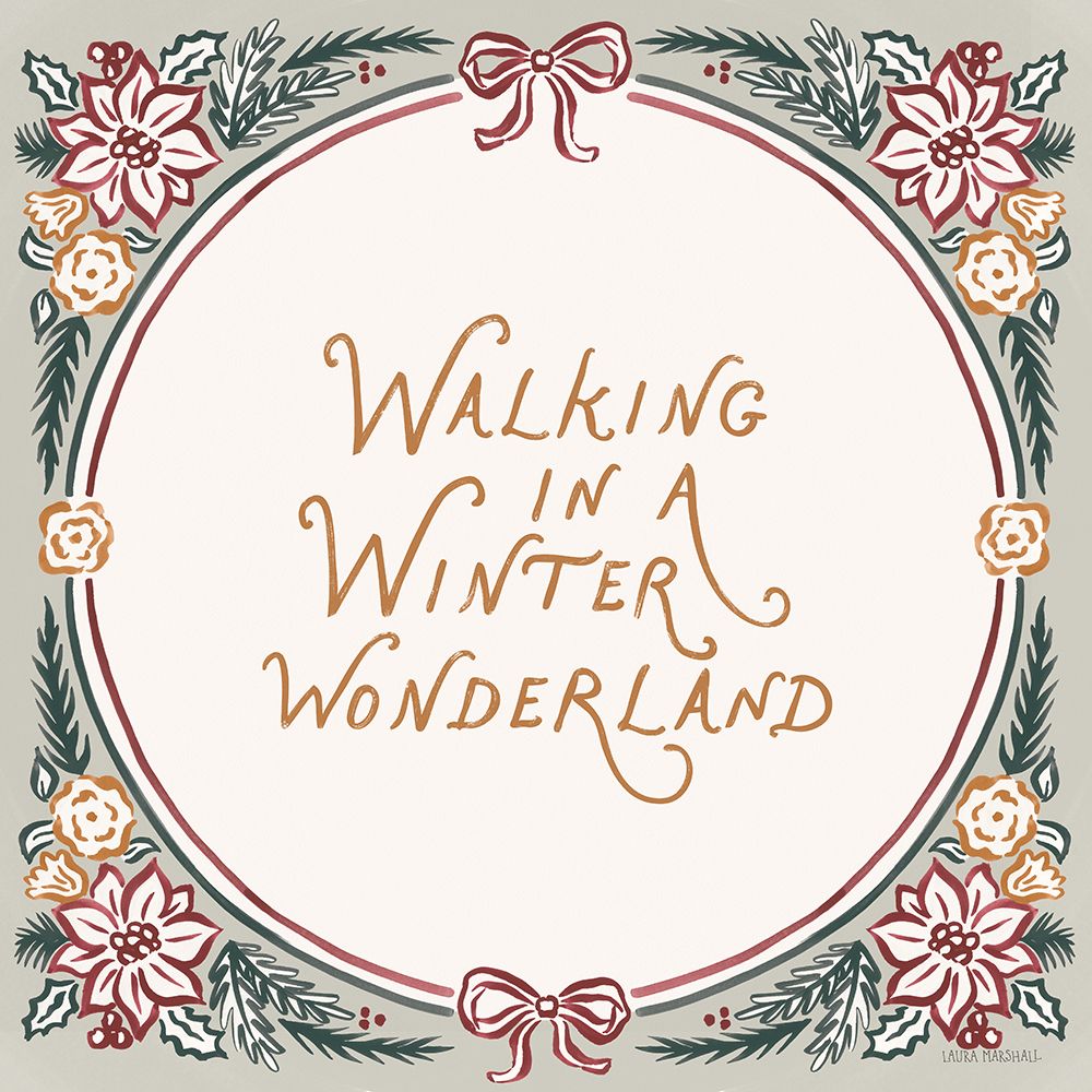 Yuletide Greetings III art print by Laura Marshall for $57.95 CAD