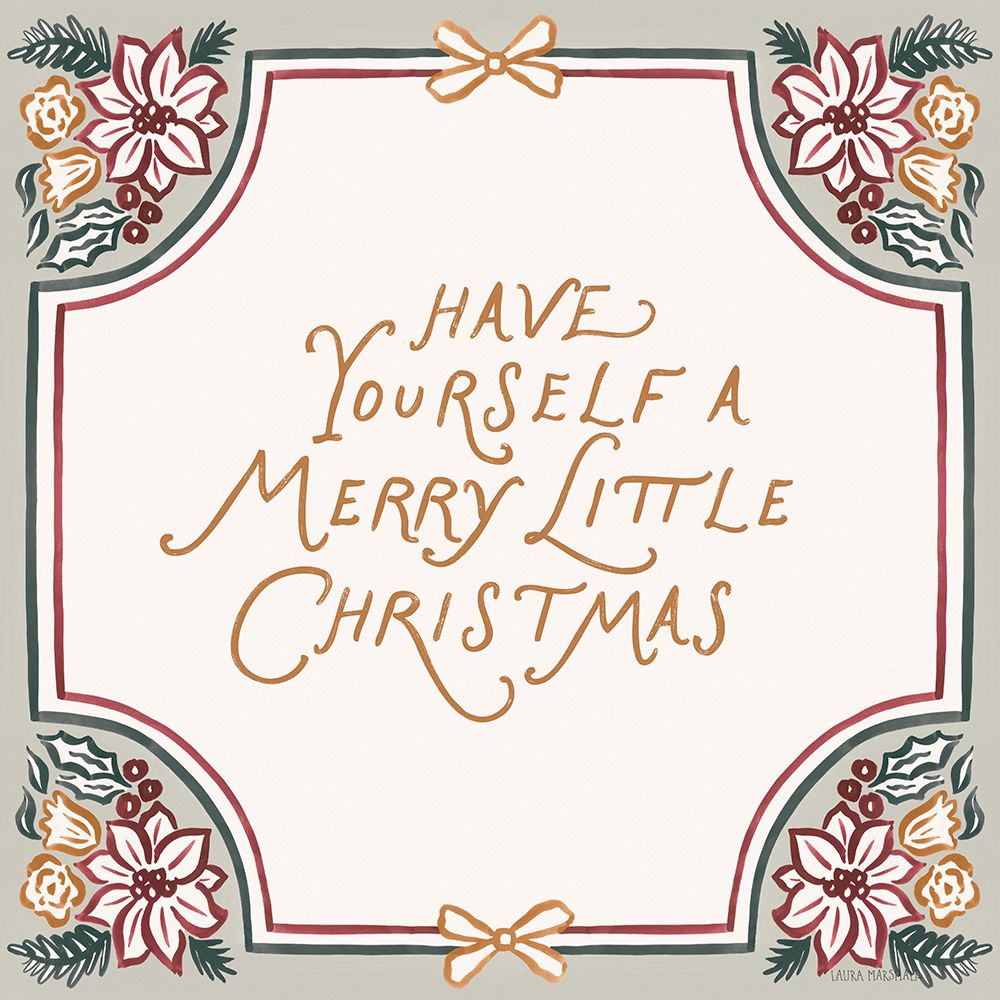 Yuletide Greetings V art print by Laura Marshall for $57.95 CAD