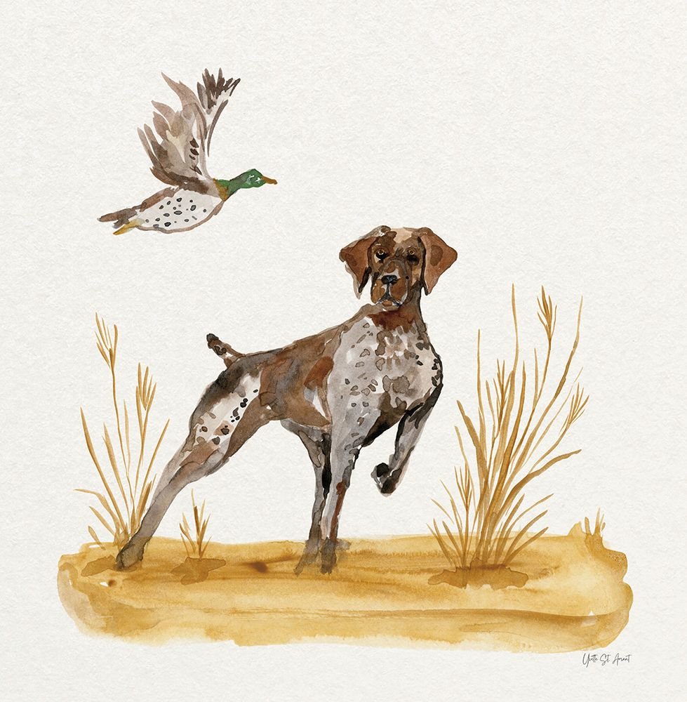 Hunting Dogs I art print by Yvette St. Amant for $57.95 CAD