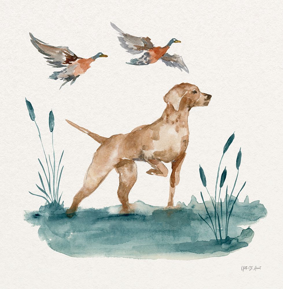 Hunting Dogs III art print by Yvette St. Amant for $57.95 CAD