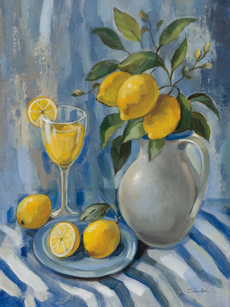Lemons Still Life art print by Silvia Vassileva for $57.95 CAD