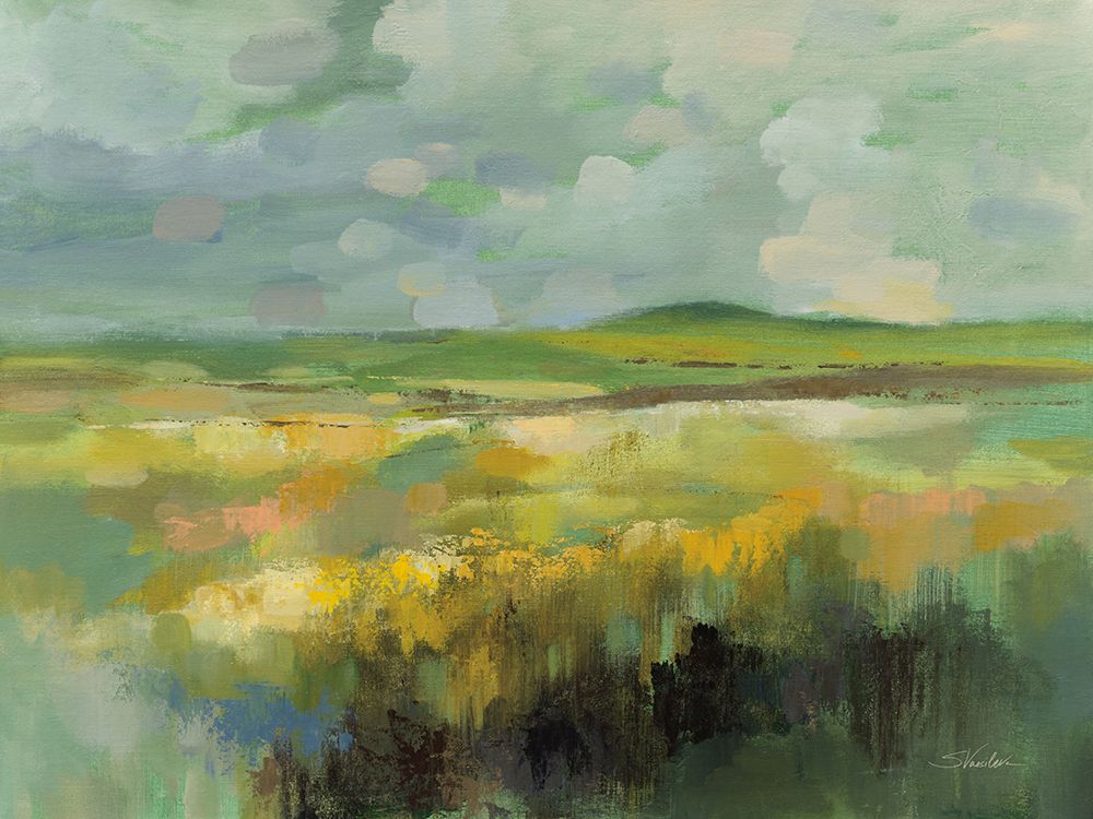Sunlit Meadow art print by Silvia Vassileva for $57.95 CAD