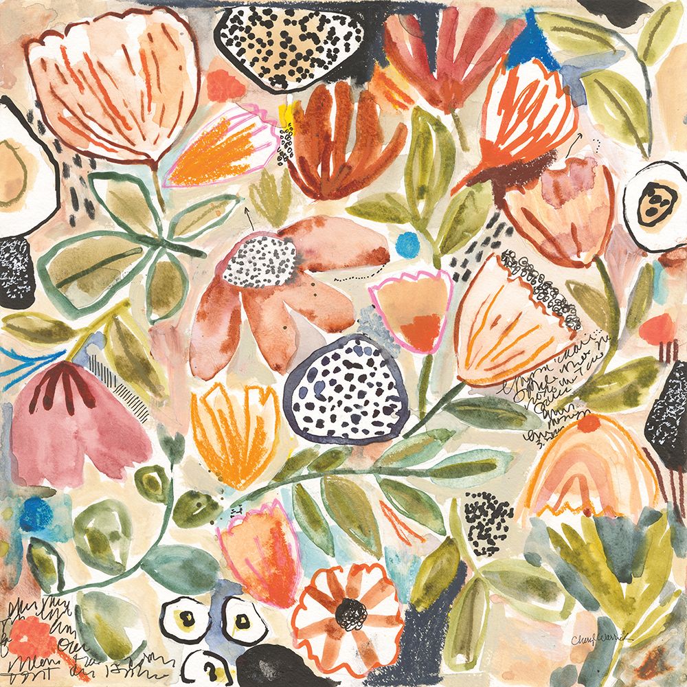 Forte Florals II art print by Cheryl Warrick for $57.95 CAD