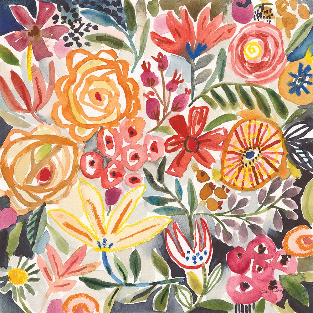 Forte Florals III art print by Cheryl Warrick for $57.95 CAD