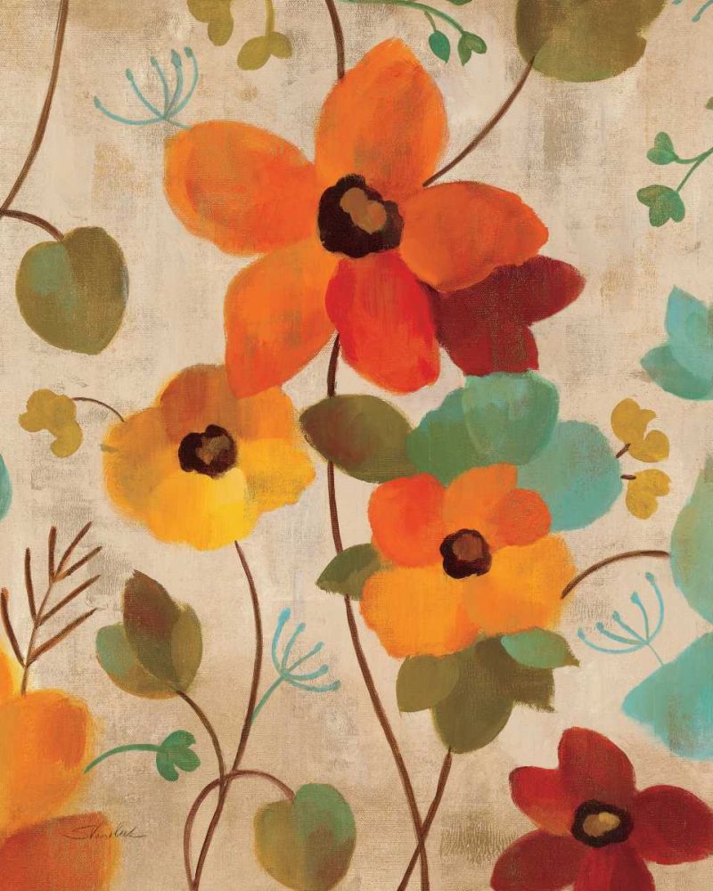 Vibrant Embroidery III art print by Silvia Vassileva for $57.95 CAD
