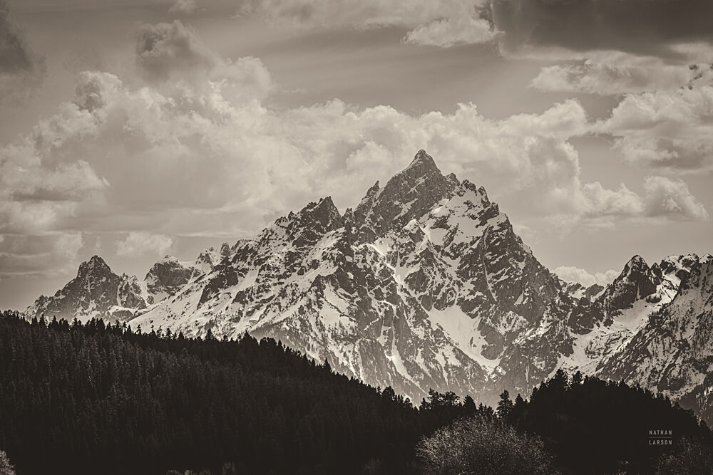 Grand Tetons in Summer art print by Nathan Larson for $57.95 CAD
