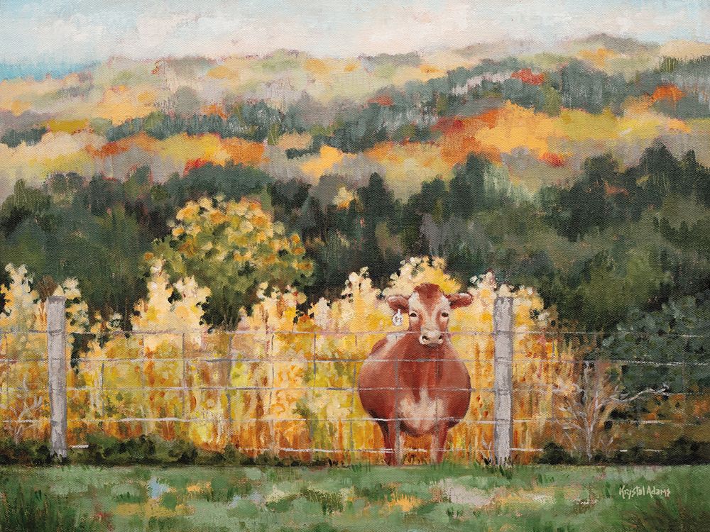 Fall on the Farm art print by Krystal Adams for $57.95 CAD