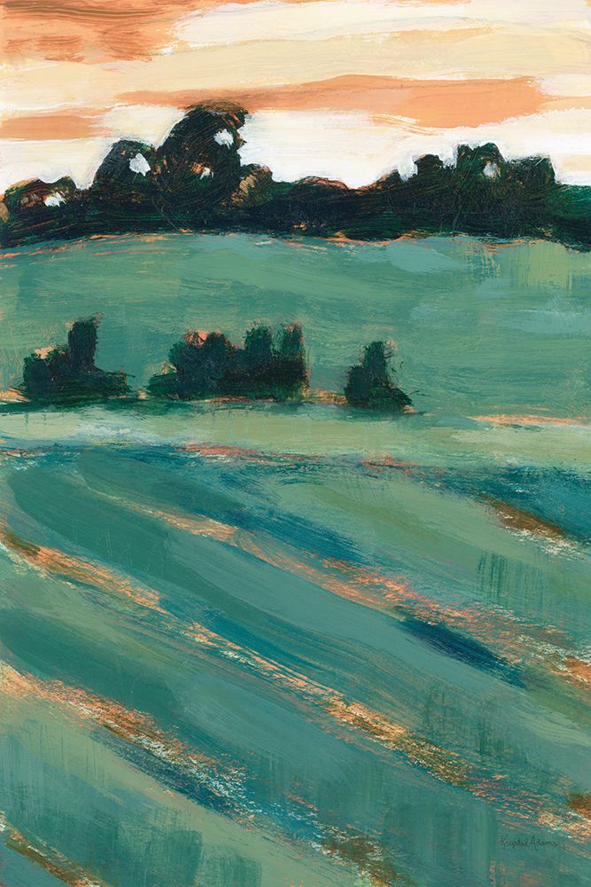 Rolling Hills I art print by Krystal Adams for $57.95 CAD
