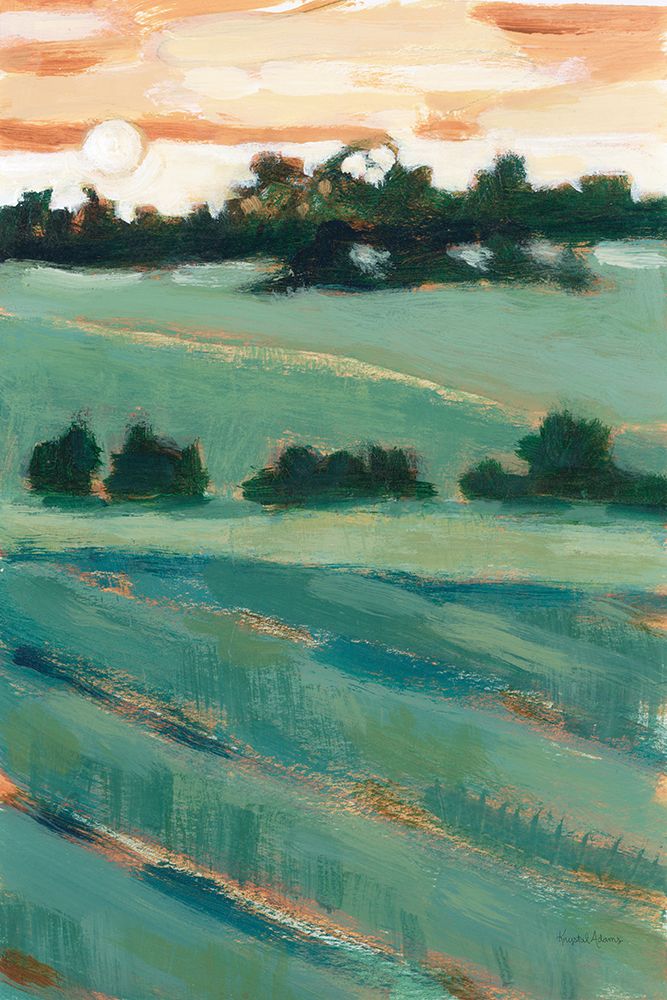 Rolling Hills II art print by Krystal Adams for $57.95 CAD