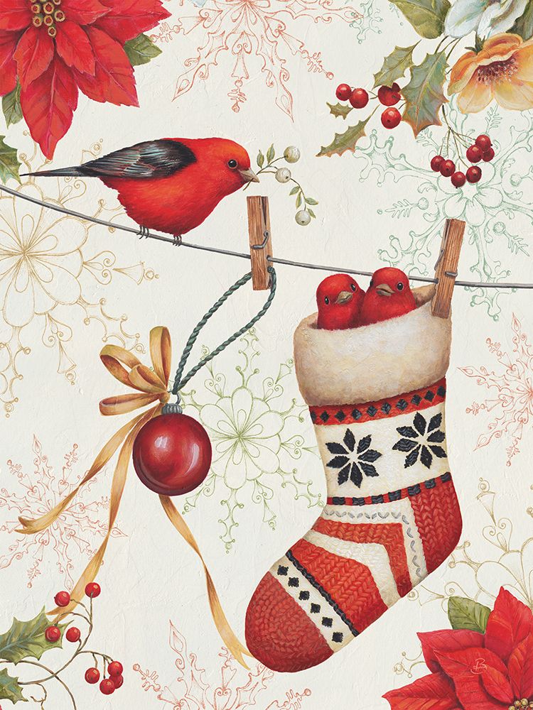 Holiday Wings V art print by Daphne Brissonnet for $57.95 CAD