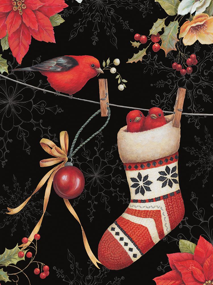 Holiday Wings V Dark art print by Daphne Brissonnet for $57.95 CAD