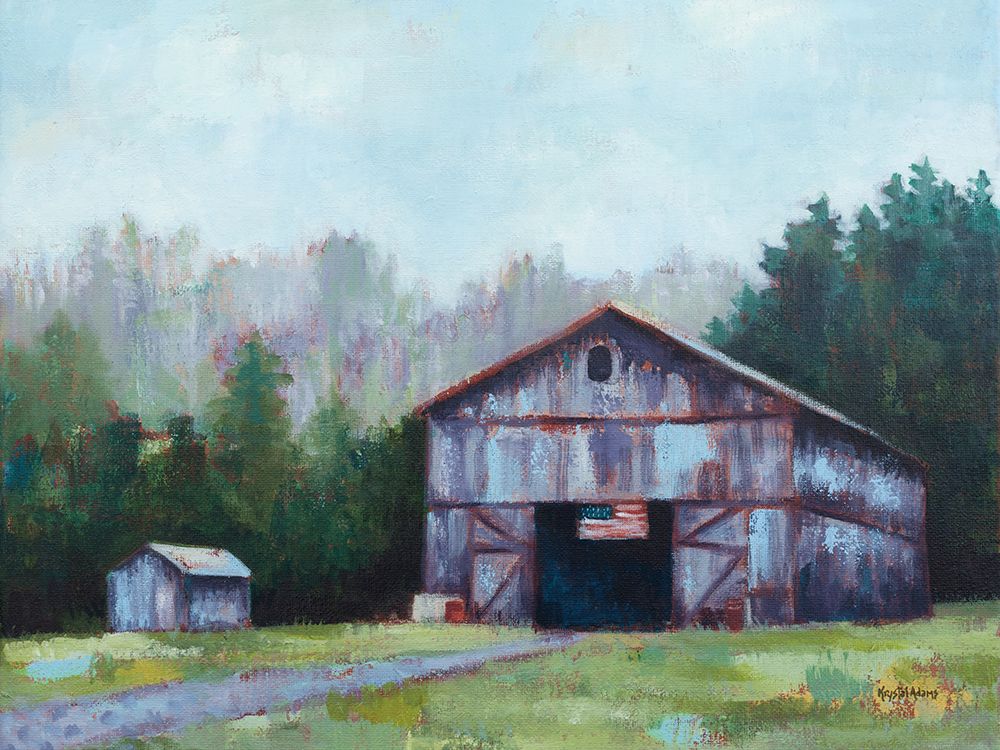 Old Glory art print by Krystal Adams for $57.95 CAD