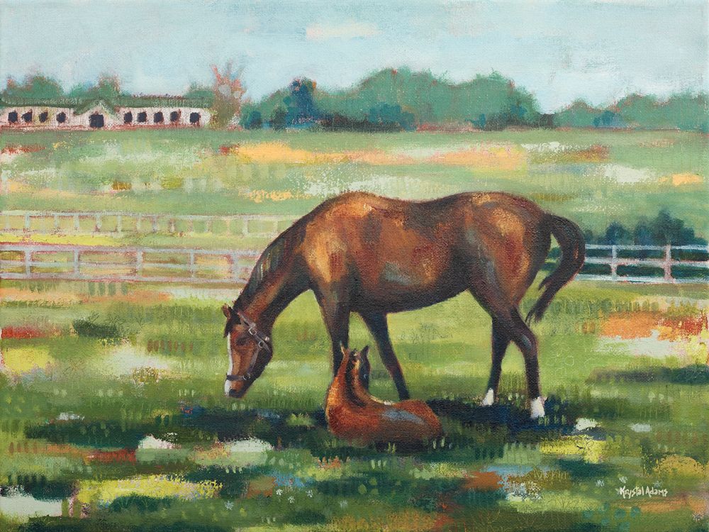 Mother and Child art print by Krystal Adams for $57.95 CAD