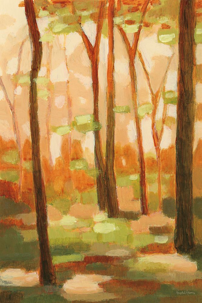 Forest Light II art print by Krystal Adams for $57.95 CAD