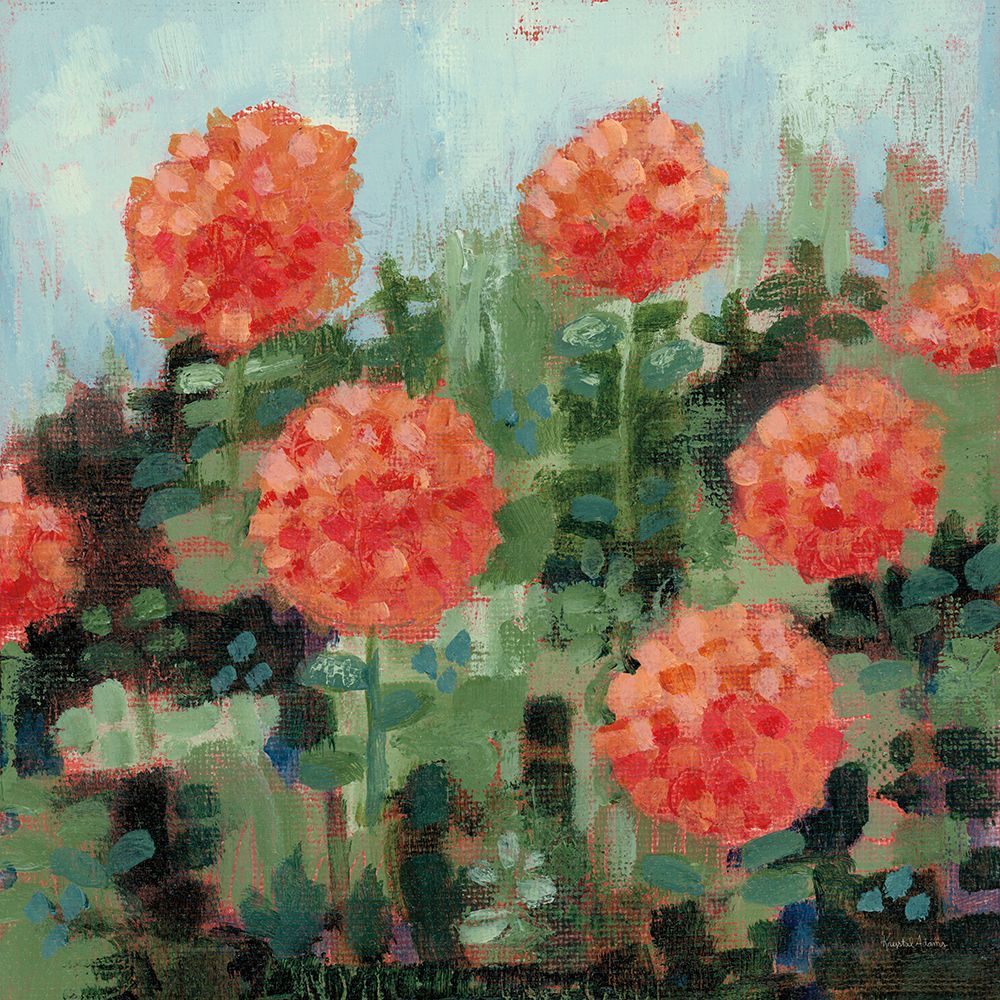 Rosy Mums art print by Krystal Adams for $57.95 CAD