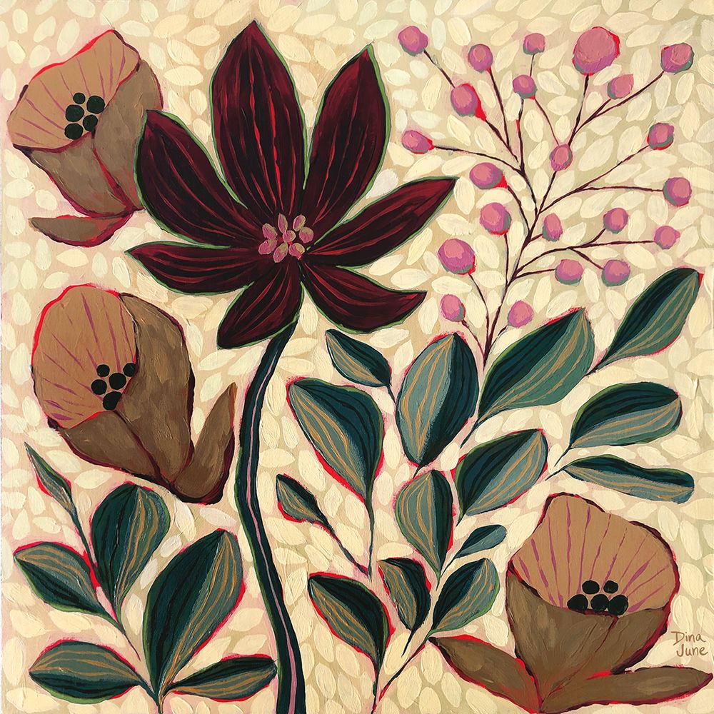 Autumn Florals art print by Dina June for $57.95 CAD