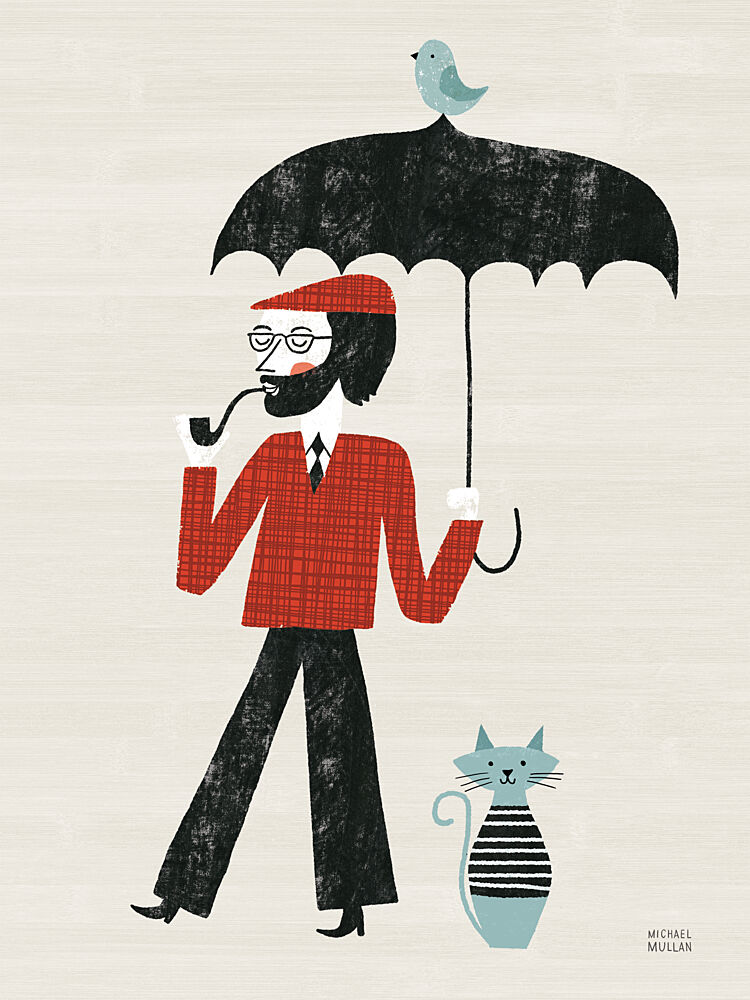 Pet Stroll II art print by Michael Mullan for $57.95 CAD