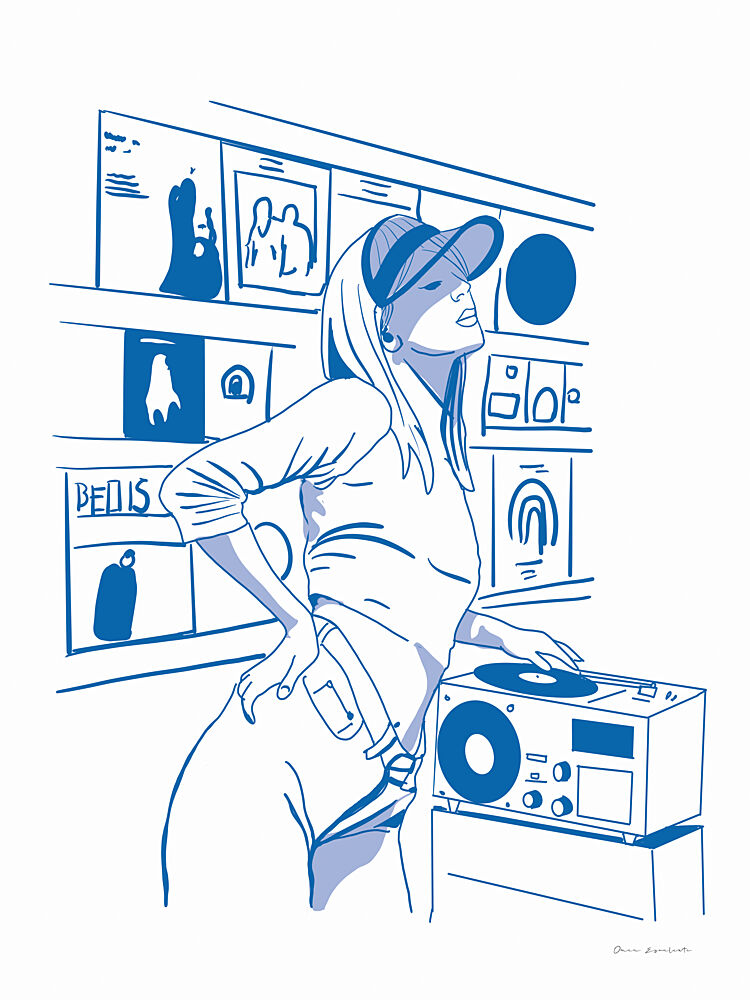 Vinyl Groove art print by Omar Escalante for $57.95 CAD
