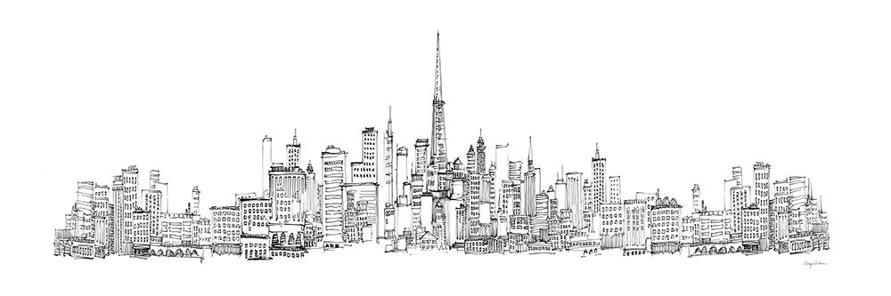 San Francisco Skyline art print by Avery Tillmon for $57.95 CAD