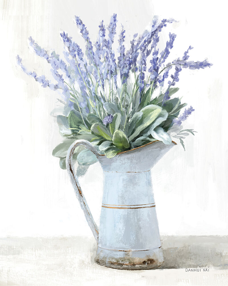 Soft Farmhouse Flowers I V2 art print by Danhui Nai for $57.95 CAD