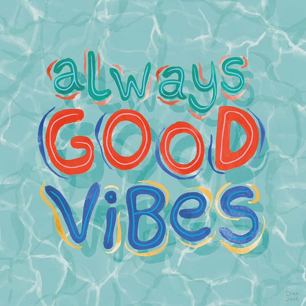 Poolside Vibes V art print by Dina June for $57.95 CAD