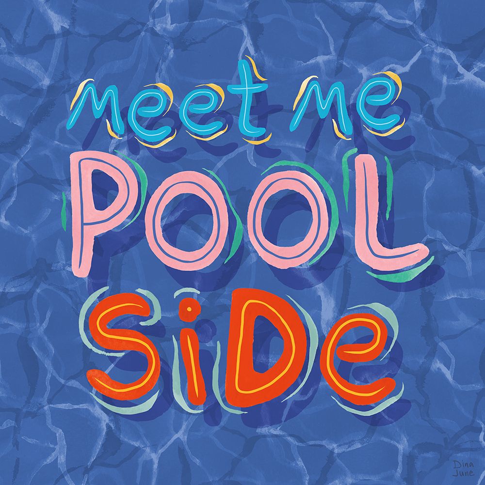 Poolside Vibes VI art print by Dina June for $57.95 CAD