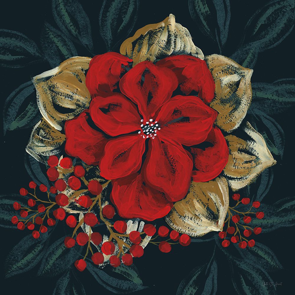 Midwinter Florals II art print by Yvette St. Amant for $57.95 CAD