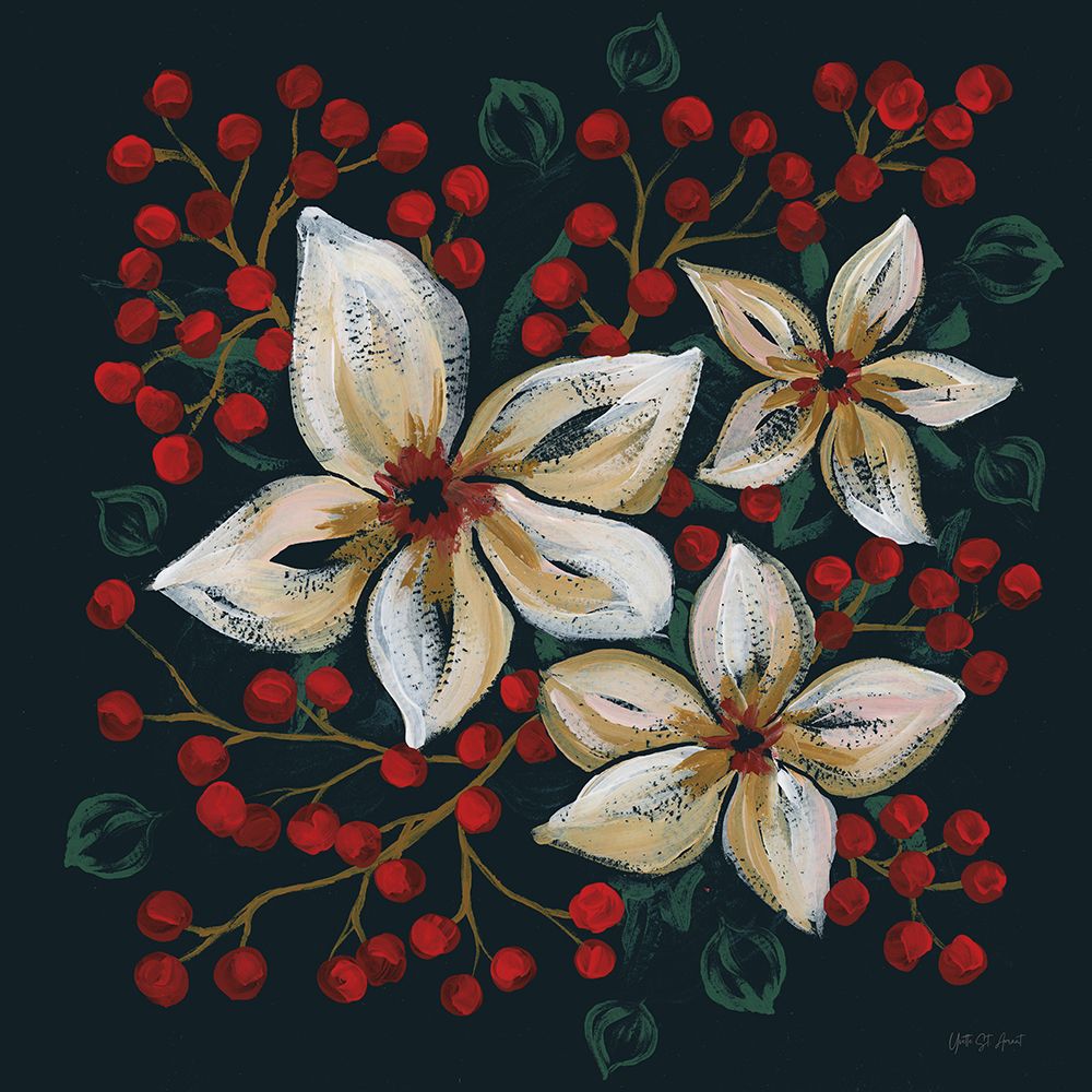 Midwinter Florals IV art print by Yvette St. Amant for $57.95 CAD