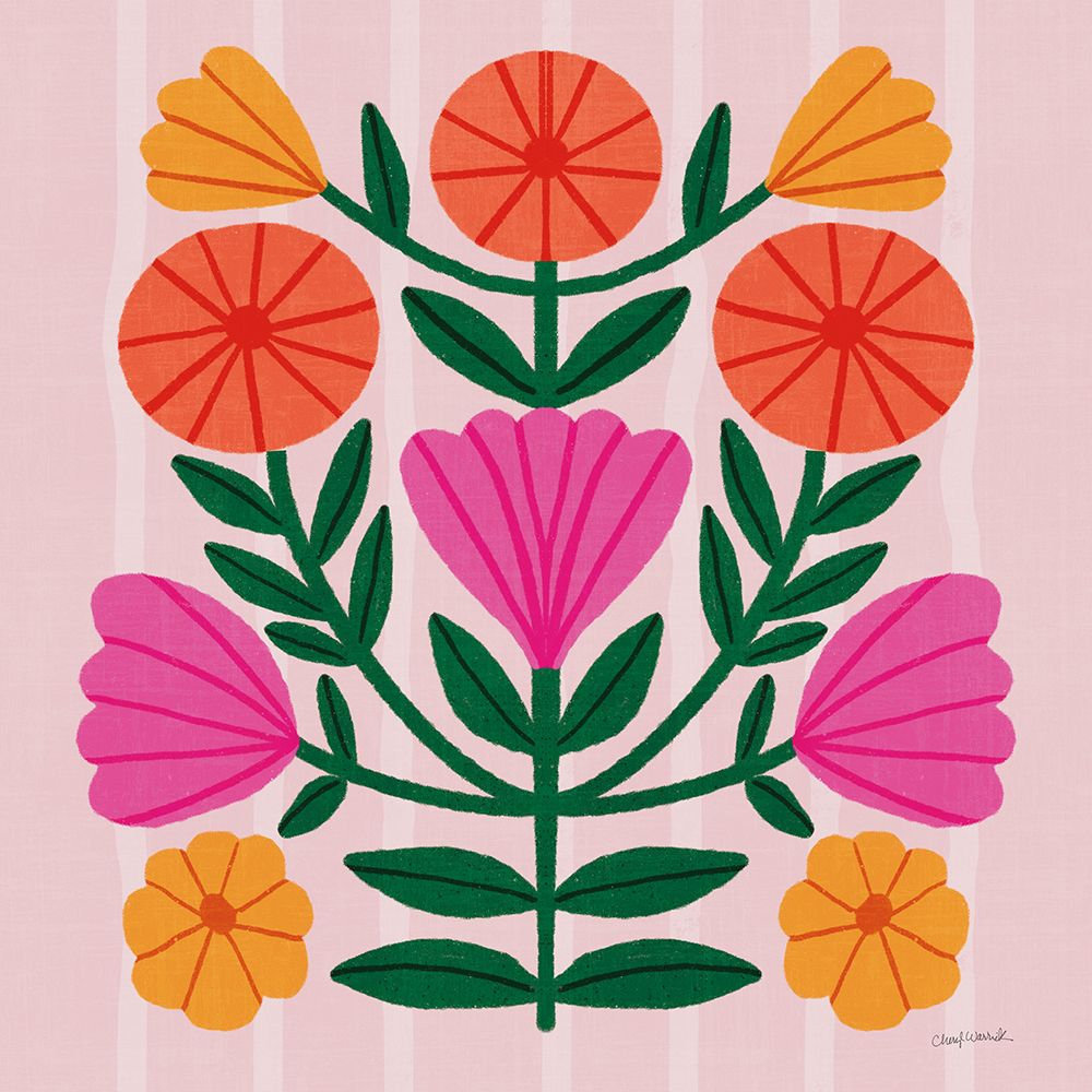Modern Botanical II art print by Cheryl Warrick for $57.95 CAD