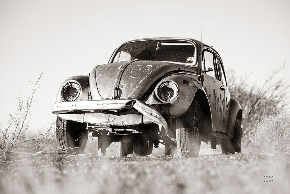 Punch Buggy BW art print by Nathan Larson for $57.95 CAD