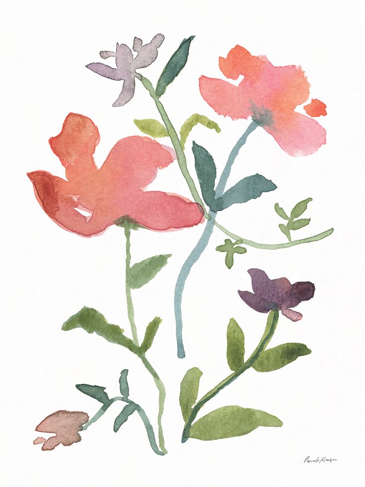 Pretty Blooms I art print by Pamela Munger for $57.95 CAD