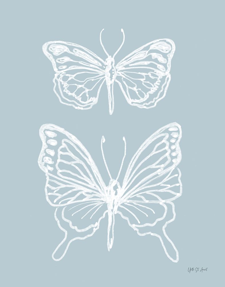Cottage Butterflies II art print by Yvette St. Amant for $57.95 CAD