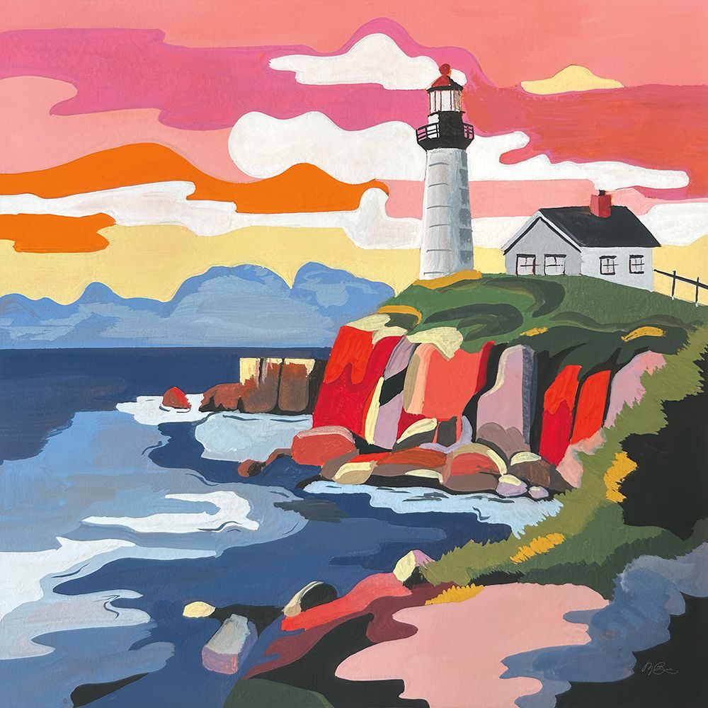 Lighthouse art print by Morgan Birch for $57.95 CAD