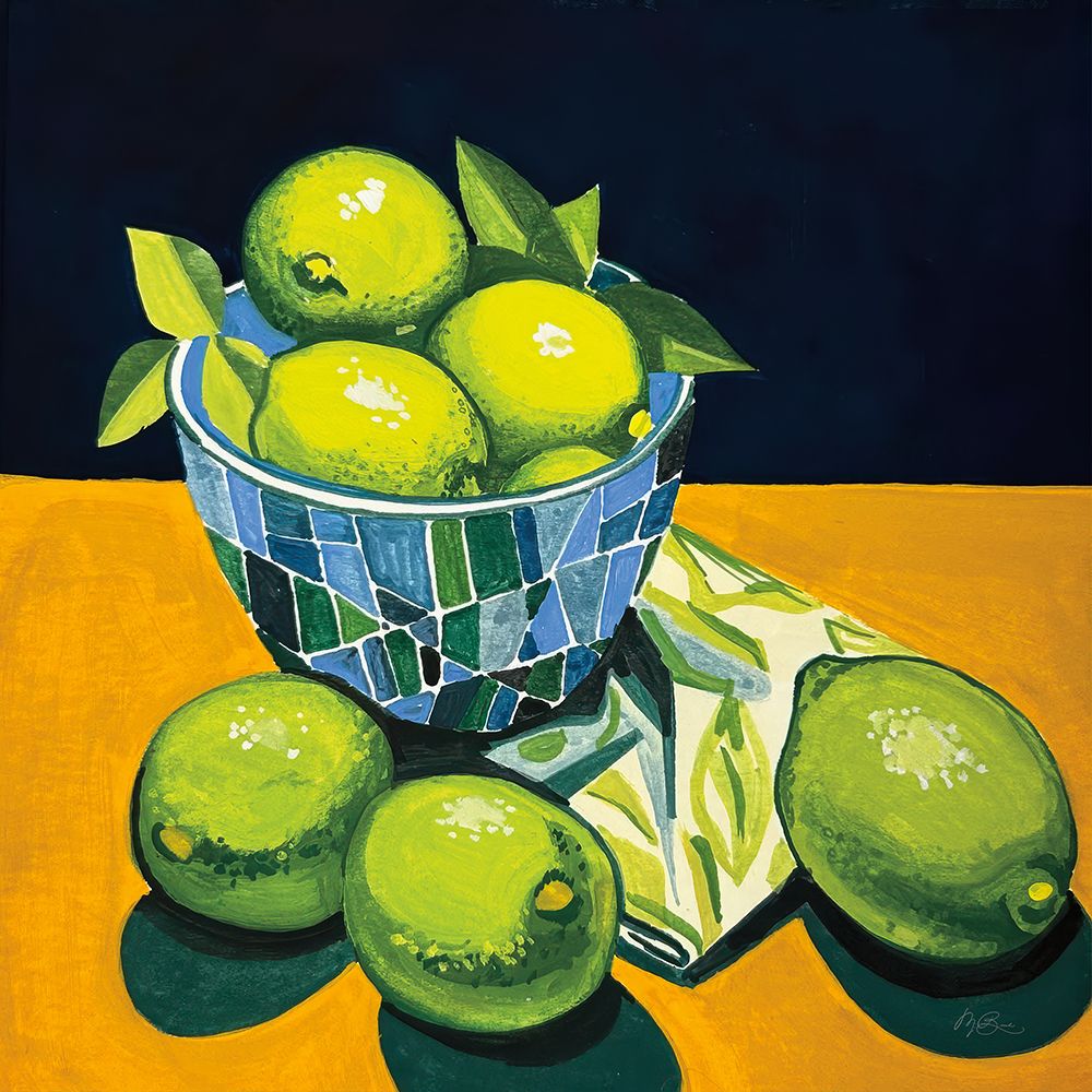 An Abundance of Limes art print by Morgan Birch for $57.95 CAD