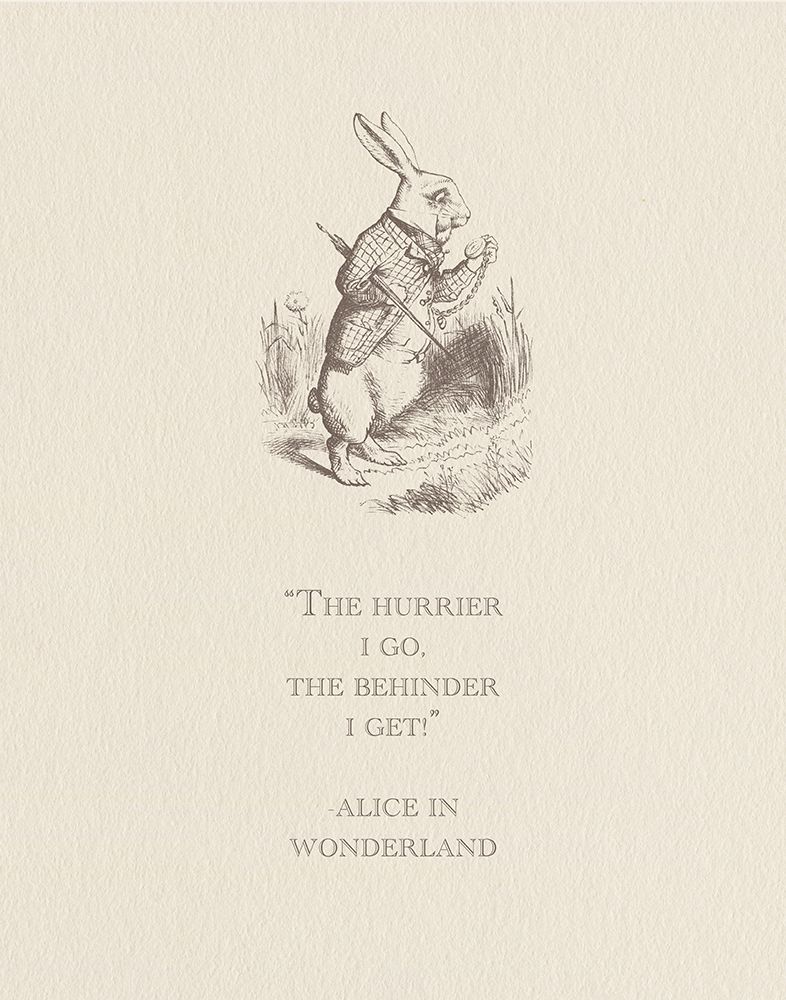 White Rabbit I art print by Wild Apple Portfolio for $57.95 CAD