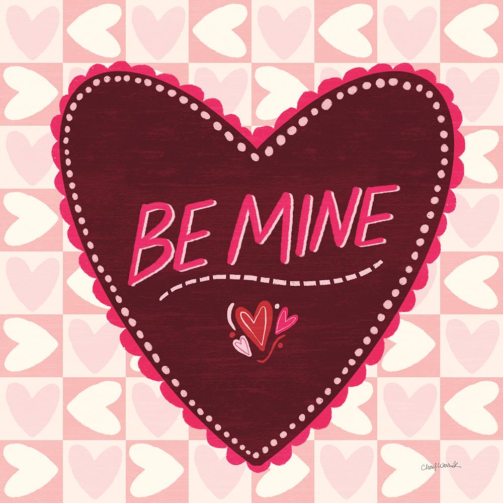 Be Mine Valentine art print by Cheryl Warrick for $57.95 CAD
