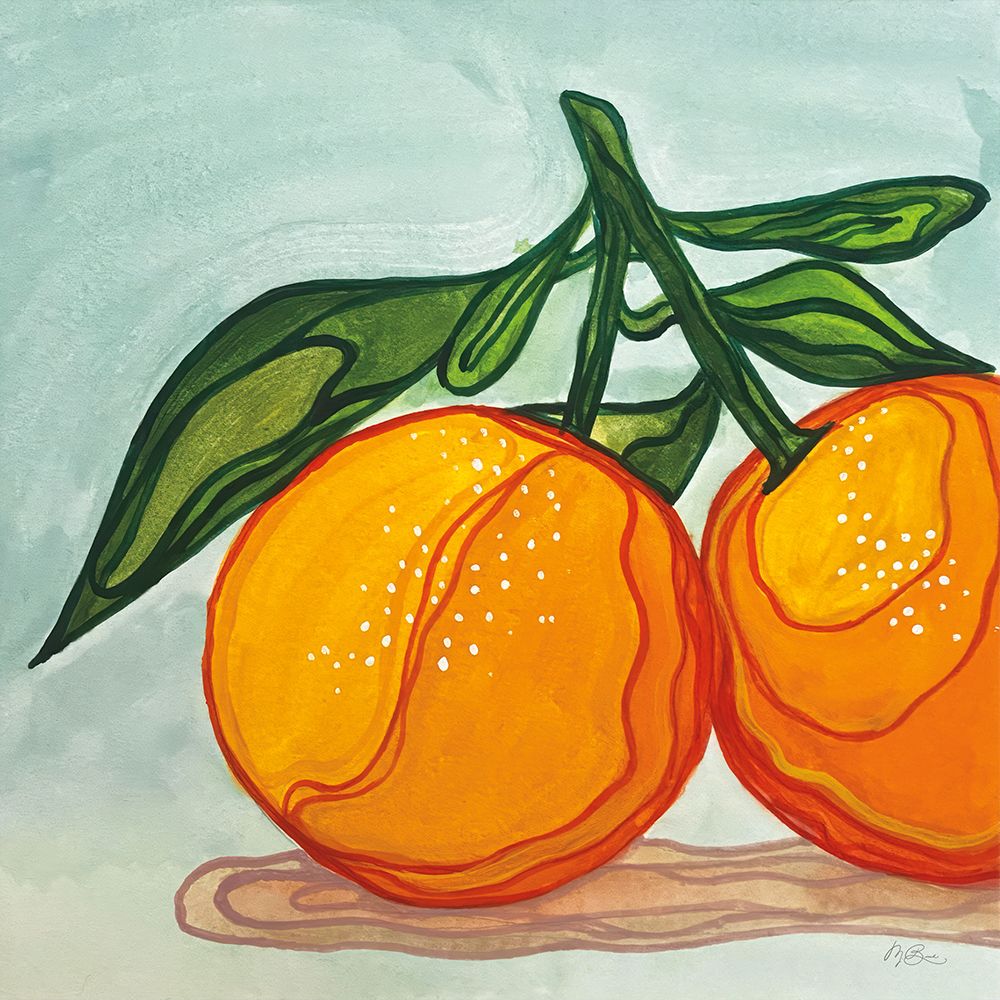 Two Oranges art print by Morgan Birch for $57.95 CAD